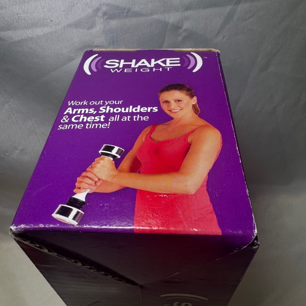 Shake Weight for Women White 2.5lb Upper Body Workout Dumbbell SW2000RT with DVD - Picture 3 of 4